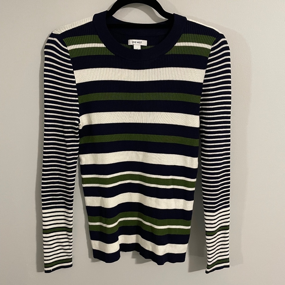 3 for $12: Nine West ribbed long sleeve shirt
